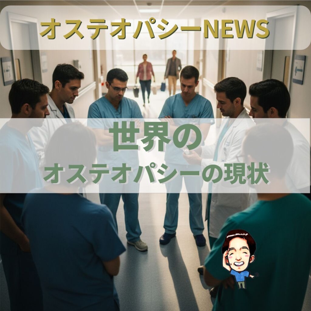 オステオパシー国際News：世界で広がるオステオパシーの認知と利用