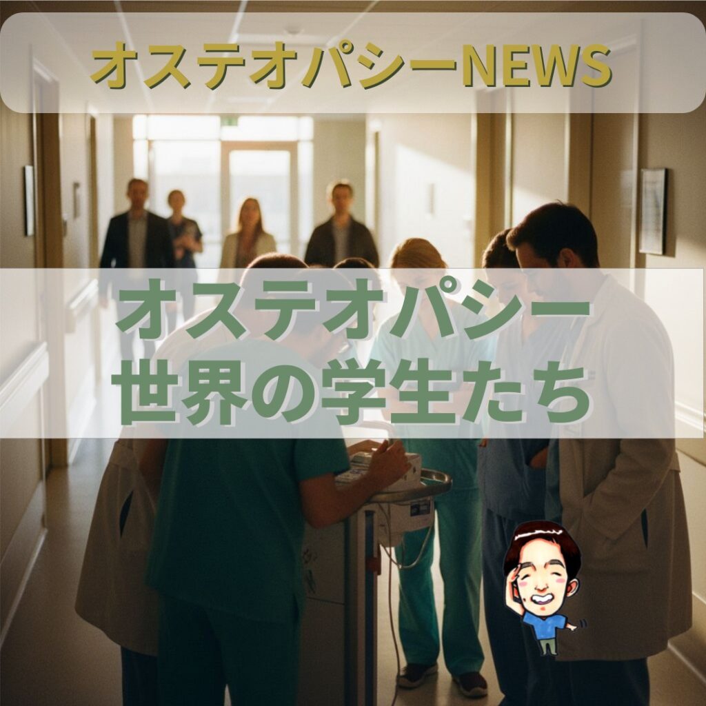 オステオパシー国際News：世界で学ばれるオステオパシー、学生の背景は多様化