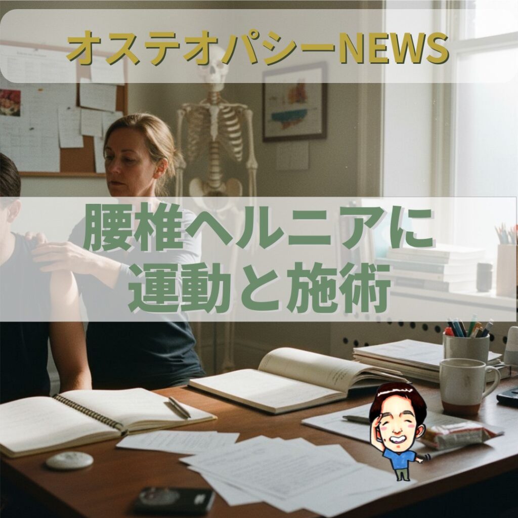 オステオパシー国際News：腰の痛み、心の不安にも効く手技療法の効果が科学的に証明される
