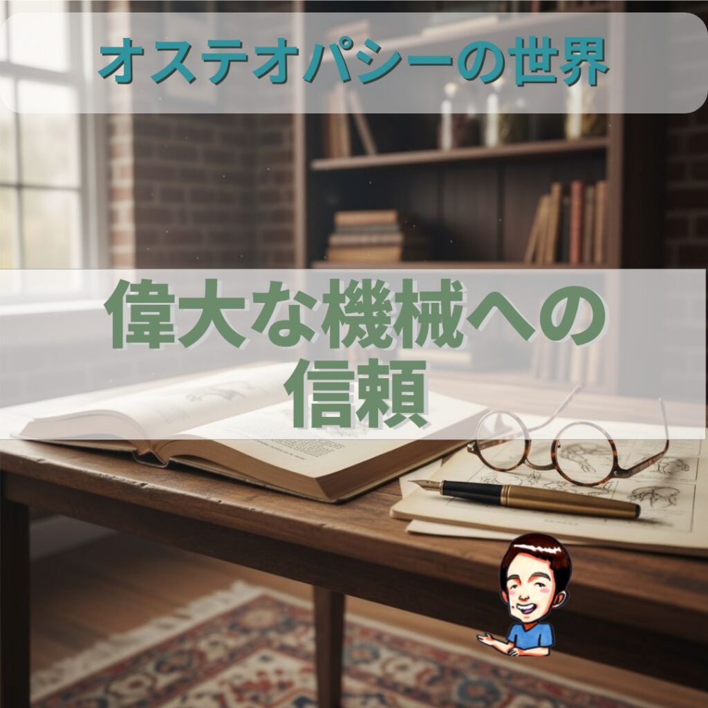 オステオパシーの世界：偉大な機械に対する信頼