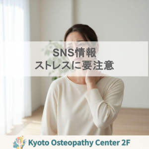 SNS情報ストレスに要注意：不安に飲み込まれないための整え方